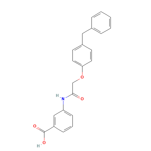 3-[[2-(4-benzylphenoxy)acetyl]amino]benzoic acid (CAS: 649774-14-1) - Related Chemical Product
