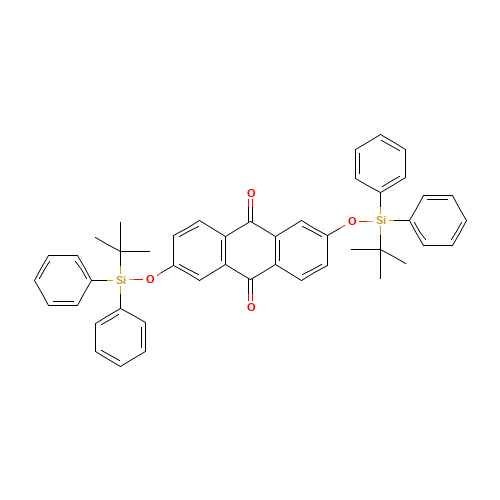 2,6-bis[[tert-butyl(diphenyl)silyl]oxy]anthracene-9,10-dione (CAS: 159638-87-6) - Related Chemical Product
