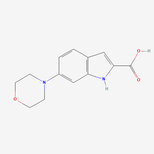 6-morpholin-4-yl-1H-indole-2-carboxylic acid (CAS: 1158190-33-0) - Related Chemical Product