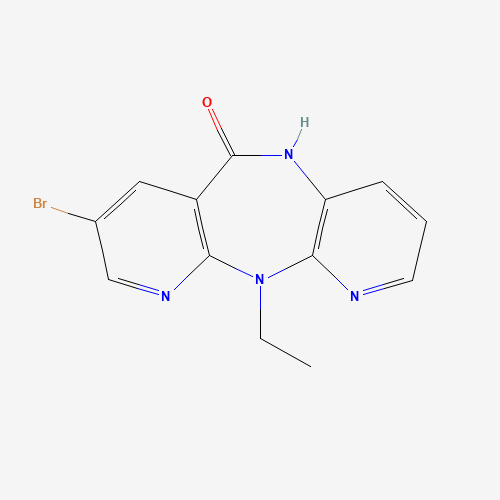 8-bromo-11-ethyl-5H-dipyrido[2,3-d:2',3'-h][1,4]diazepin-6-one (CAS: 134698-42-3) - Related Chemical Product