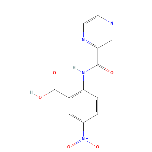 5-nitro-2-(pyrazine-2-carbonylamino)benzoic acid (CAS: 926206-53-3) - Related Chemical Product
