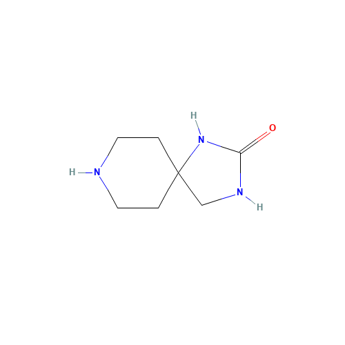 1,3,8-triazaspiro[4.5]decan-2-one (CAS: 561314-52-1) - Chemical Structure and Molecular Formula 