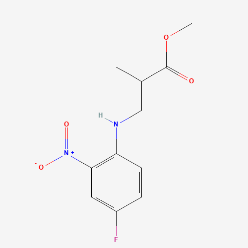 methyl 3-(4-fluoro-2-nitroanilino)-2-methylpropanoate (CAS: 1407834-04-1) - Related Chemical Product