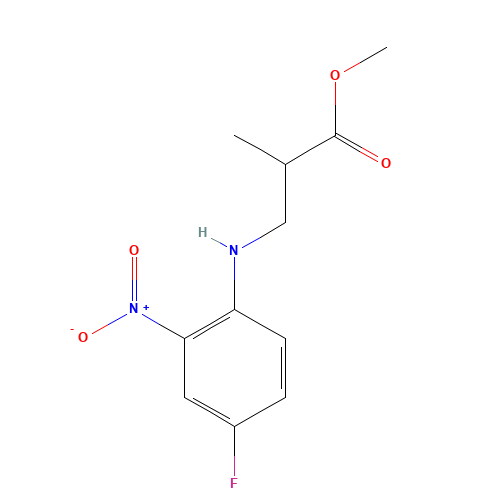 methyl 3-(4-fluoro-2-nitroanilino)-2-methylpropanoate (CAS: 1407834-04-1) - Related Chemical Product