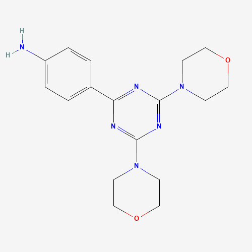 4-(4,6-dimorpholin-4-yl-1,3,5-triazin-2-yl)aniline (CAS: 1197159-91-3) - Related Chemical Product