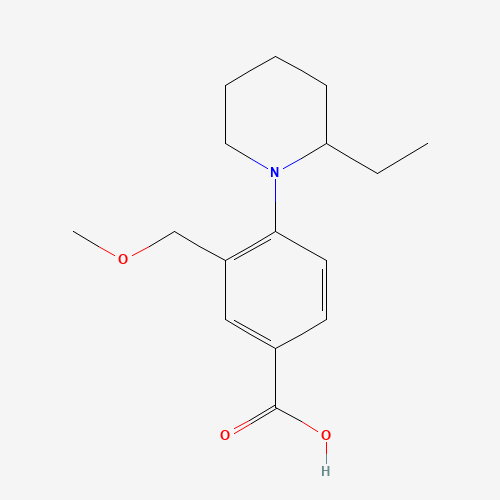 4-(2-ethylpiperidin-1-yl)-3-(methoxymethyl)benzoic acid (CAS: 1229645-67-3) - Related Chemical Product