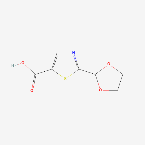 2-(1,3-dioxolan-2-yl)-1,3-thiazole-5-carboxylic acid (CAS: 603999-23-1) - Related Chemical Product