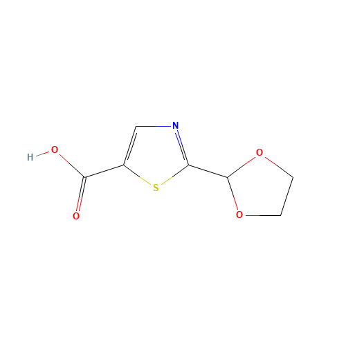 2-(1,3-dioxolan-2-yl)-1,3-thiazole-5-carboxylic acid (CAS: 603999-23-1) - Related Chemical Product