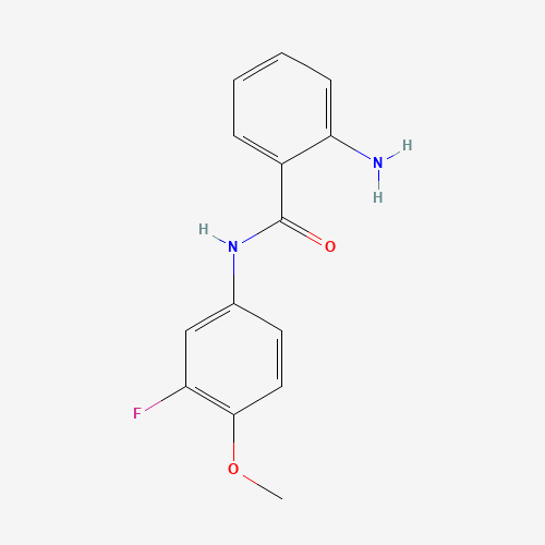 2-amino-N-(3-fluoro-4-methoxyphenyl)benzamide (CAS: 949557-24-8) - Related Chemical Product