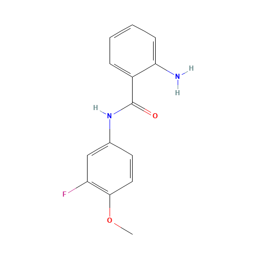 2-amino-N-(3-fluoro-4-methoxyphenyl)benzamide (CAS: 949557-24-8) - Related Chemical Product