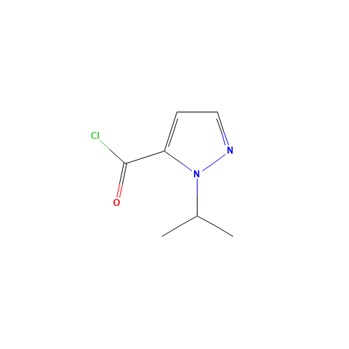2-propan-2-ylpyrazole-3-carbonyl chloride (CAS: 1076245-75-4) - Related Chemical Product