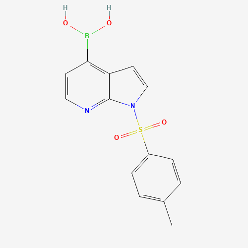 [1-(4-methylphenyl)sulfonylpyrrolo[2,3-b]pyridin-4-yl]boronic acid (CAS: 1310556-95-6) - Related Chemical Product