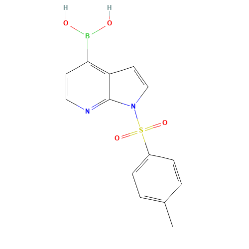 [1-(4-methylphenyl)sulfonylpyrrolo[2,3-b]pyridin-4-yl]boronic acid (CAS: 1310556-95-6) - Related Chemical Product