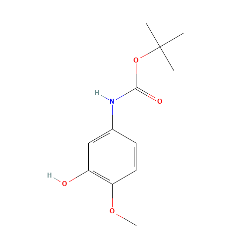 tert-butyl N-(3-hydroxy-4-methoxyphenyl)carbamate (CAS: 224450-48-0) - Related Chemical Product