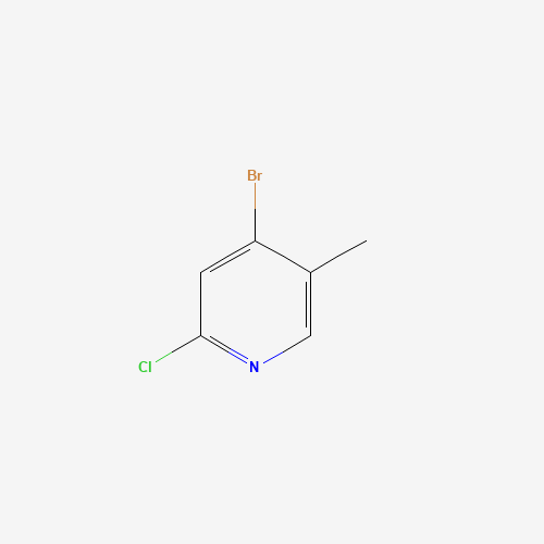 4-bromo-2-chloro-5-methylpyridine (CAS: 867279-13-8) - Chemical Structure and Molecular Formula 