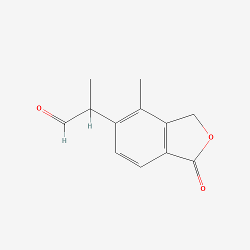 2-(4-methyl-1-oxo-3H-2-benzofuran-5-yl)propanal (CAS: 1255207-04-5) - Related Chemical Product