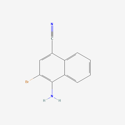 4-amino-3-bromonaphthalene-1-carbonitrile (CAS: 664364-38-9) - Related Chemical Product