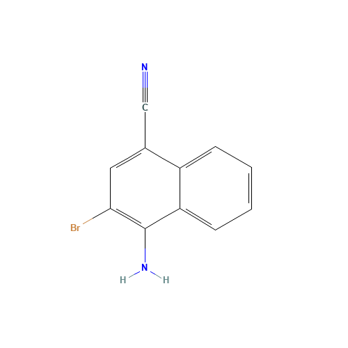 4-amino-3-bromonaphthalene-1-carbonitrile (CAS: 664364-38-9) - Related Chemical Product