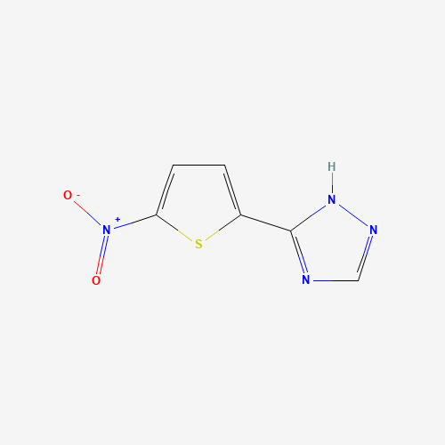 5-(5-nitrothiophen-2-yl)-1H-1,2,4-triazole (CAS: 76013-48-4) - Related Chemical Product