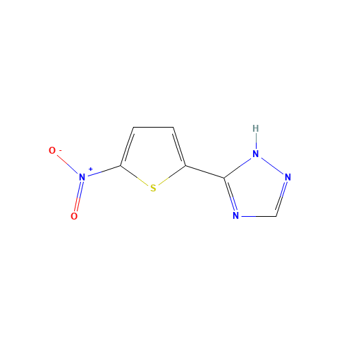 5-(5-nitrothiophen-2-yl)-1H-1,2,4-triazole (CAS: 76013-48-4) - Related Chemical Product
