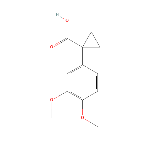 1-(3,4-dimethoxyphenyl)cyclopropane-1-carboxylic acid (CAS: 862821-16-7) - Related Chemical Product