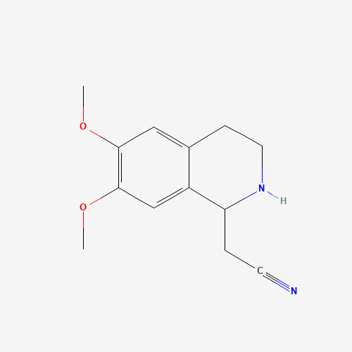 2-(6,7-dimethoxy-1,2,3,4-tetrahydroisoquinolin-1-yl)acetonitrile (CAS: 52244-06-1) - Related Chemical Product