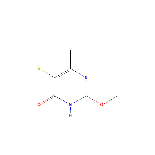 2-methoxy-6-methyl-5-methylsulfanyl-1H-pyrimidin-4-one (CAS: 55996-10-6) - Related Chemical Product