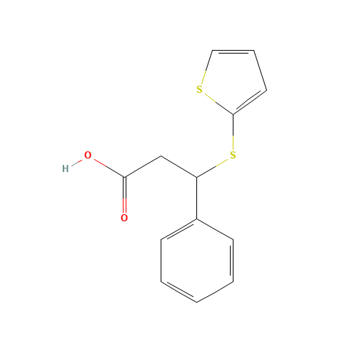 3-phenyl-3-thiophen-2-ylsulfanylpropanoic acid (CAS: 111190-18-2) - Related Chemical Product
