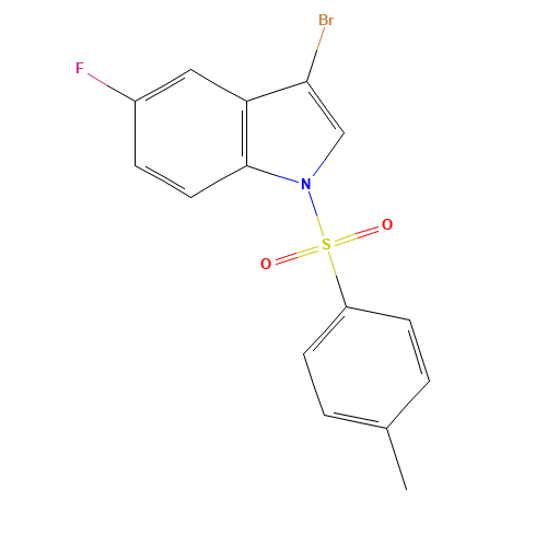 3-bromo-5-fluoro-1-(4-methylphenyl)sulfonylindole (CAS: 887338-48-9) - Related Chemical Product