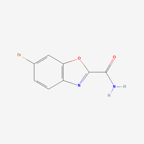 6-bromo-1,3-benzoxazole-2-carboxamide (CAS: 954239-70-4) - Chemical Structure and Molecular Formula 