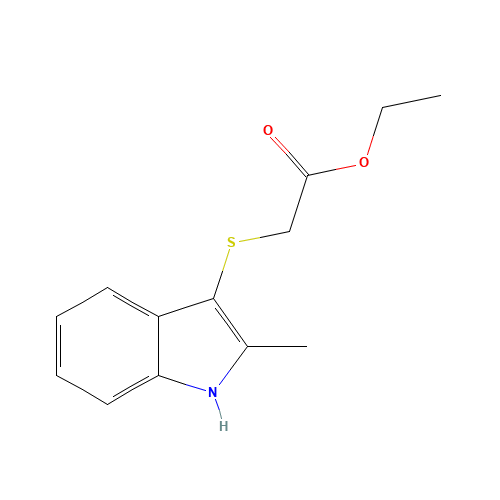 ethyl 2-[(2-methyl-1H-indol-3-yl)sulfanyl]acetate (CAS: 93187-78-1) - Related Chemical Product