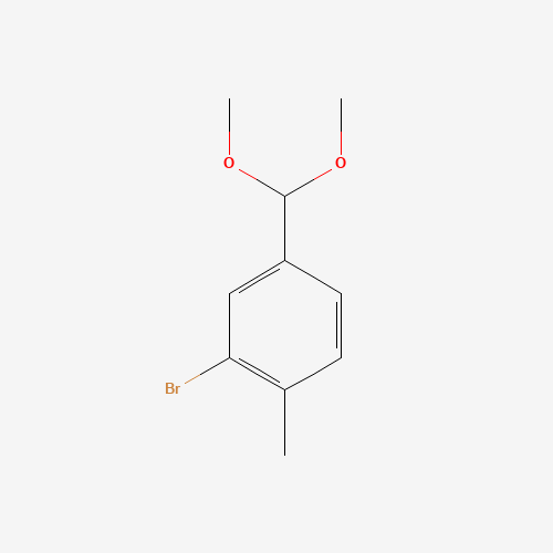 2-bromo-4-(dimethoxymethyl)-1-methylbenzene (CAS: 655237-91-5) - Related Chemical Product
