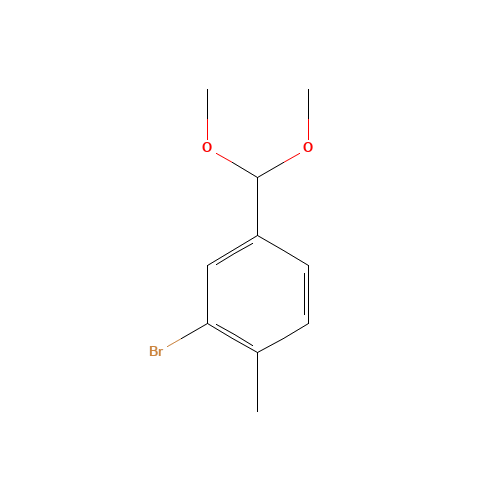 2-bromo-4-(dimethoxymethyl)-1-methylbenzene (CAS: 655237-91-5) - Related Chemical Product