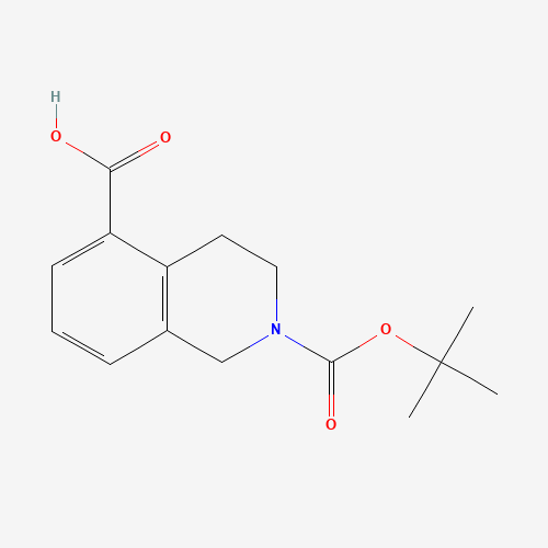 2-[(2-methylpropan-2-yl)oxycarbonyl]-3,4-dihydro-1H-isoquinoline-5-carboxylic acid (CAS: 872001-50-8) - Related Chemical Product