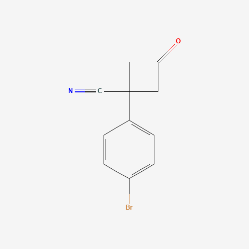 1-(4-bromophenyl)-3-oxocyclobutane-1-carbonitrile (CAS: 872614-37-4) - Related Chemical Product