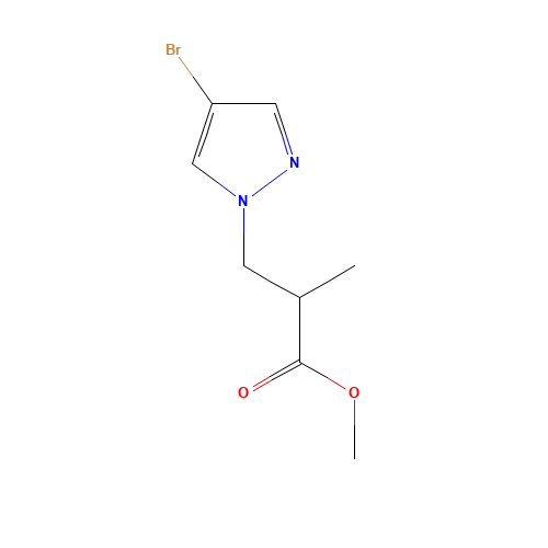 methyl 3-(4-bromopyrazol-1-yl)-2-methylpropanoate (CAS: 1005615-47-3) - Related Chemical Product