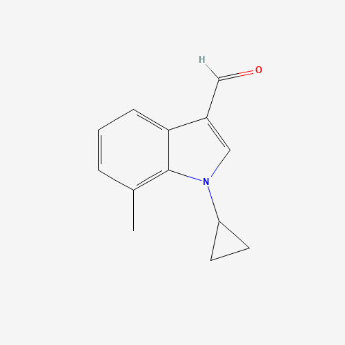 1-cyclopropyl-7-methylindole-3-carbaldehyde (CAS: 1350760-52-9) - Related Chemical Product