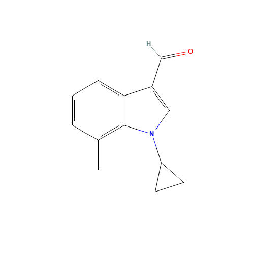 1-cyclopropyl-7-methylindole-3-carbaldehyde (CAS: 1350760-52-9) - Related Chemical Product