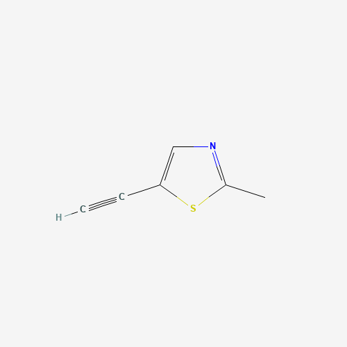5-ethynyl-2-methyl-1,3-thiazole (CAS: 1428445-99-1) - Chemical Structure and Molecular Formula 