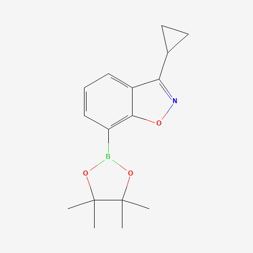 3-cyclopropyl-7-(4,4,5,5-tetramethyl-1,3,2-dioxaborolan-2-yl)-1,2-benzoxazole (CAS: 1428881-46-2) - Related Chemical Product
