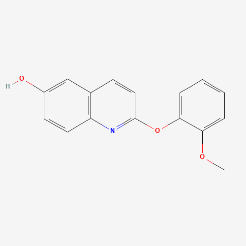 2-(2-methoxyphenoxy)quinolin-6-ol (CAS: 623147-04-6) - Chemical Structure and Molecular Formula 
