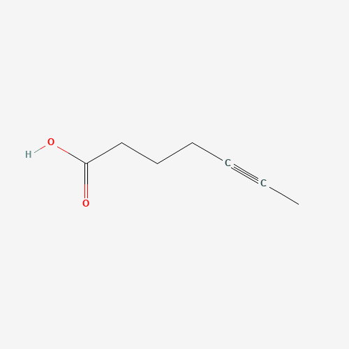 hept-5-ynoic acid (CAS: 255381-83-0) - Chemical Structure and Molecular Formula 