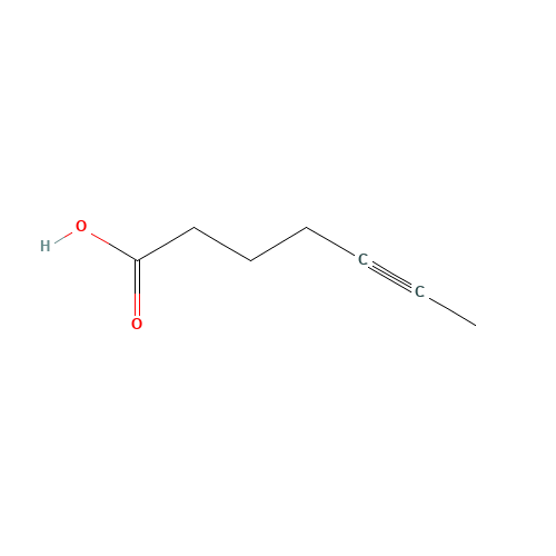 hept-5-ynoic acid (CAS: 255381-83-0) - Chemical Structure and Molecular Formula 