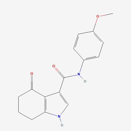 N-(4-methoxyphenyl)-4-oxo-1,5,6,7-tetrahydroindole-3-carboxamide (CAS: 168271-93-0) - Related Chemical Product