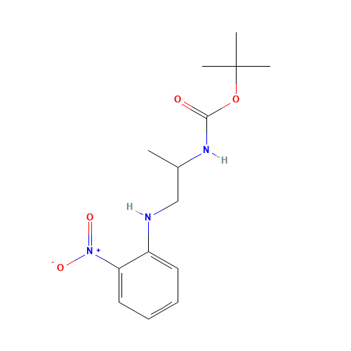 tert-butyl N-[1-(2-nitroanilino)propan-2-yl]carbamate (CAS: 170116-52-6) - Related Chemical Product