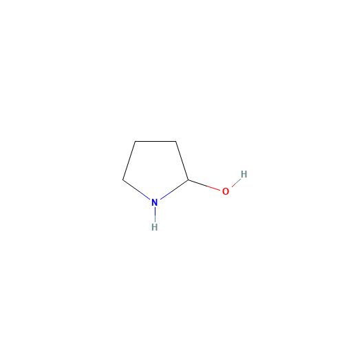 pyrrolidin-2-ol (CAS: 67318-87-0) - Chemical Structure and Molecular Formula 