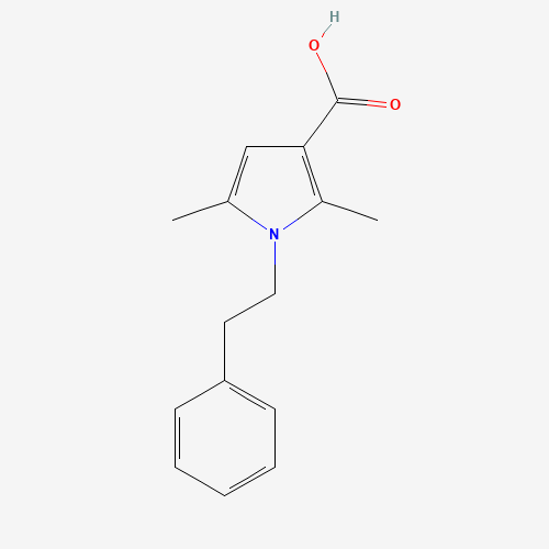 2,5-dimethyl-1-(2-phenylethyl)pyrrole-3-carboxylic acid (CAS: 3807-62-3) - Related Chemical Product