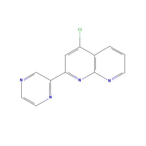 4-chloro-2-pyrazin-2-yl-1,8-naphthyridine (CAS: 1330532-90-5) - Related Chemical Product
