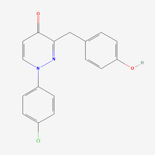 1-(4-chlorophenyl)-3-[(4-hydroxyphenyl)methyl]pyridazin-4-one (CAS: 1314388-76-5) - Related Chemical Product