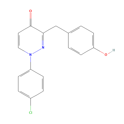 1-(4-chlorophenyl)-3-[(4-hydroxyphenyl)methyl]pyridazin-4-one (CAS: 1314388-76-5) - Related Chemical Product